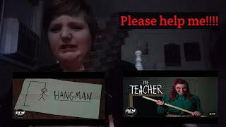 Reacting to hangman and evil teacher [upl. by Haleemak915]