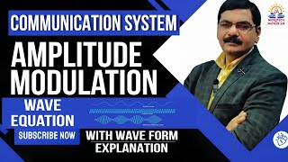 Definition of Amplitude Modulation  AM Waveform  AM wave equation  by Mathur Sir [upl. by Jolyn240]