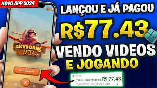 APP para GANHAR DINHEIRO no PIX JOGANDO e VENDO VIDEOS 👉Pagou R77 Rápido🤑 Jogo Pagando no PagBank [upl. by Nosniv927]