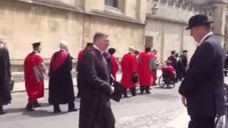 Encaenia  Oxford University Annual ceremony [upl. by Kinny874]