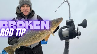 Winter Walleye  Chaumont Bay  Non stop ACTION  Dec 11 2022 [upl. by Gerri]