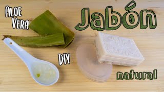 🌿🧼Jabón Artesanal con ALOE │para Acné Arrugas o Rojeces │Antibacterial │RINDE MUCHISIMO🧼 [upl. by Sirrad]