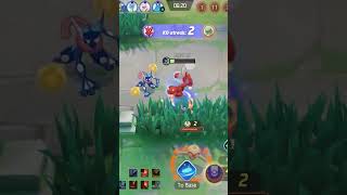 Easy 1v3 with scizor and kill cinderacegradevior and greninja pokemonunite pokemon viral [upl. by Ximena]