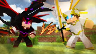 Minecraft VERSUS PVP  THE QUEEN VS THE KING ‹ Ine › [upl. by Herold]