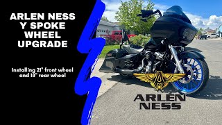 Arlen Ness Y Spoke Wheels for Harley Davidson Road Glide [upl. by Stead215]