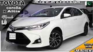 Toyota Corolla Altis Grande 18 X 2023 NEW RIMS  Detailed Review with Pricemian motors [upl. by Artep637]