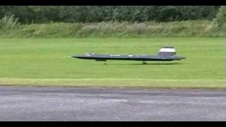 SR 71 twin turbine rc jet 2 [upl. by Nnylecoj307]