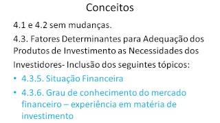 Tópicos Extras para a Prova da Anbima CPA 10 Mudanças no Edital Janeiro 2013 [upl. by Tnattirb]