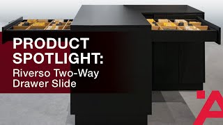 Product Spotlight Riverso TwoWay Drawer Slide from Häfele [upl. by Hong498]