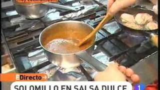 Receta de Solomillo en salsa dulce ED [upl. by Rutan]