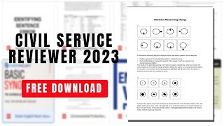 CIVIL SERVICE REVIEWER 20242025 FREE DOWNLOAD [upl. by Kcirdde678]