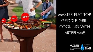 Master Flat Top Griddle Grill Cooking with Arteflame [upl. by Ahseele]