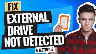 5 Ways to Fix External Hard Drive Not Showing Up ✅ [upl. by Enomrej]