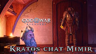 God of War Ragnarök Kratos Chat Mimir  IMMERSIVE Gameplay 1440p 60FPS HDR  NO COMMENTARY [upl. by Isabelle]