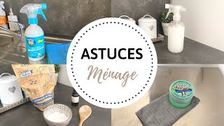 MES ASTUCES MENAGE   6 ASTUCES MENAGE POUR FAIRE BRILLER VOTRE MAISON  CONSEILS BY EL [upl. by Asseret]