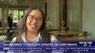 Sports law  Maties seek to educate athletes on their rights [upl. by Malena]