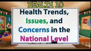 Quarter 2 Health Trends Issues and Concerns National Level  by Teacher Maureen [upl. by Elocyn672]