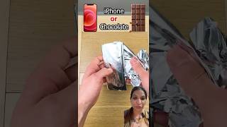 Guess the challenge iPhone or chocolate 😱shorts trendingshorts [upl. by Etnahsal]