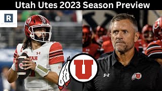 Utah Utes Football 2023 Season Preview  Schedule Prediction [upl. by Ludba]