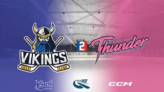 Vikings v Arctic Thunder  Div 2  28th October  iceHQ Rec League ice hockey [upl. by Drawets]