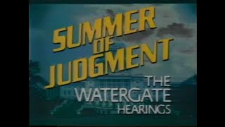 Summer of Judgment The Watergate Hearings  PBS 1983 Part 2 [upl. by Eddi]