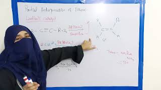 Partial Hydrogenation Of Alkynes Prepration of alkene from alkyneLindlars catalyst [upl. by Tsirhc]