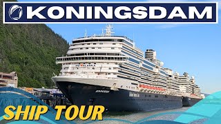 Holland America Koningsdam Ship Tour  Full WalkThrough 🚢 [upl. by Amalie]