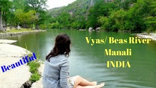 Vyas River in Manali  Beas River Kullu Manali  Rafting in Manali [upl. by Aytak482]