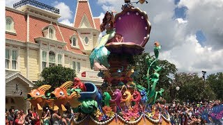 Desfile en Disney Julio 2017 Disney Festival of Fantasy Parade Magic Kingdom 2017 [upl. by Byrdie]