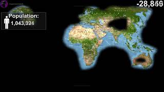 Human Expansion Timeline Map in 1 minute [upl. by Habeh213]