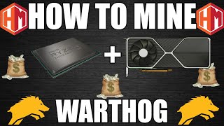 Crypto Mining Profits Soaring How To Mine WARTHOG [upl. by Berman]