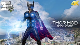 GTA 5  Thor Mod New Animation and Ability Update [upl. by Werna]