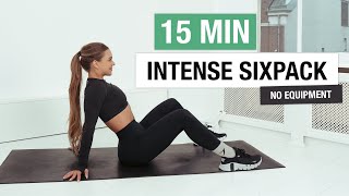 15 MIN SIXPACK AB WORKOUT  24day FIT challenge [upl. by Gefen]