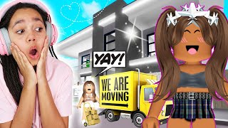 MOVING Into A NEW MANSION With Isla In BROOKHAVEN Roblox [upl. by Dituri80]