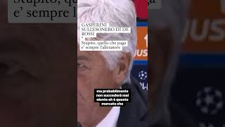 Gasperini sull’esonero di De Rossi “A pagare e’ sempre l’allenatore” shorts news [upl. by Sheply]