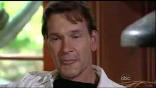 Patrick Swayze cancer on Barbara Walters Special [upl. by Crescen298]