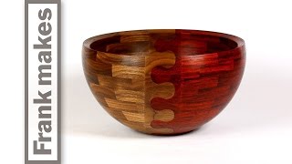 Wood Turned Wedding Bowl [upl. by Ellerrehs]