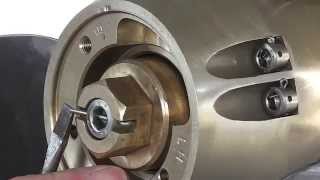 Fitting a Darglow Saildrive FeatherStream Propeller final [upl. by Ahsele]