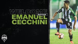 Welcome to Seattle Sounders FC Emanuel Cecchini [upl. by Haropizt]