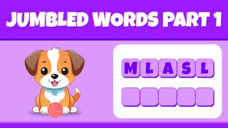 Jumbled Words I Jumbled words game  Game for Kids  Word Challenge I Jumbled words and sentences [upl. by Ezarras]