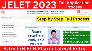 jelet 2024 application process step by step  JELET 2024 Full Application Process  Fee Payment [upl. by Aniryt842]