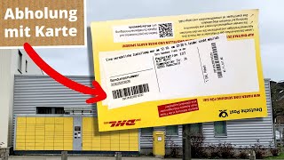 Abholung aus Packstation mit Benachrichtigungskarte [upl. by Atekal]