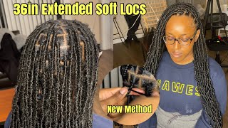 SOFT LOCS WITHOUT KNOTS  MY NEW METHOD  Derastyles [upl. by Ahsauqram]