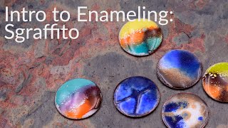 Intro to Enameling  Sgraffito [upl. by Alberic]