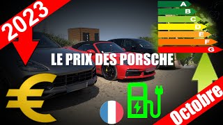 malus et électrification impact sur les prix  Le prix des Porsche en France en octobre 2023 [upl. by Ingmar942]