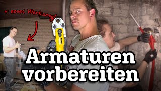 Wandscheiben für Duscharmatur montieren amp Aluverbundrohre verpressen  Aus ALT mach NEU Episode 8 [upl. by Eniamirt]