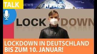 Lockdown in Deutschland bis 10 Januar verlängert  Winterurlaub gestrichen [upl. by Gnaoh378]