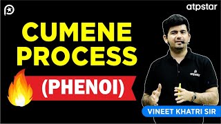 Cumene process phenol preparation  JEE Advanced  Vineet Khatri Sir  ATP STAR Kota [upl. by Derron]