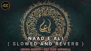 Nad E Ali  Dua Nad E Ali  Nad E Ali Slowed And Reverb  Ali Fani Official  Fazl Writer 🥺 [upl. by Annoerb]