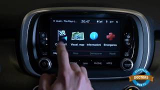 Fiat 500X  Guida allo uConnect radio Nav [upl. by Llenyar760]